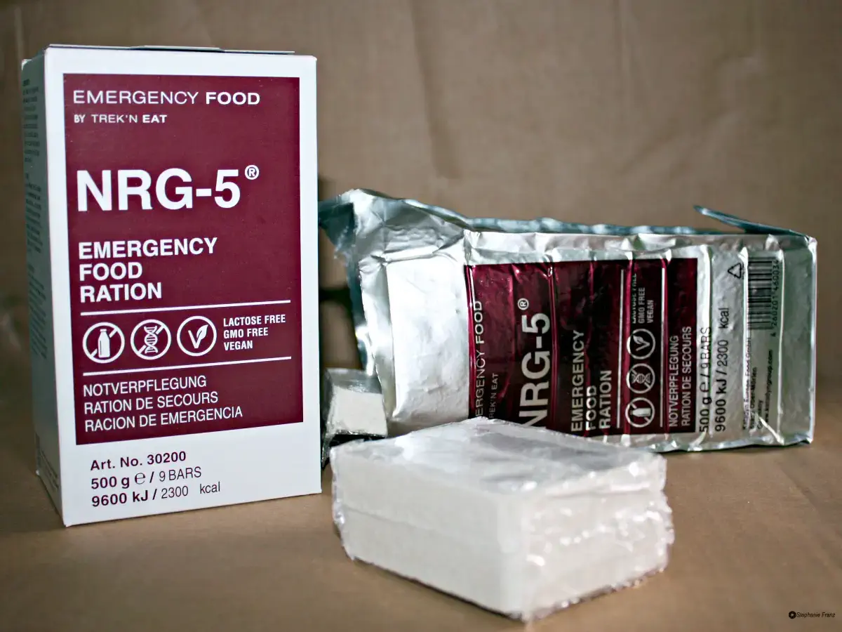 NRG 5 Notnahrung –perfekter Vorrat im Fluchtrucksack