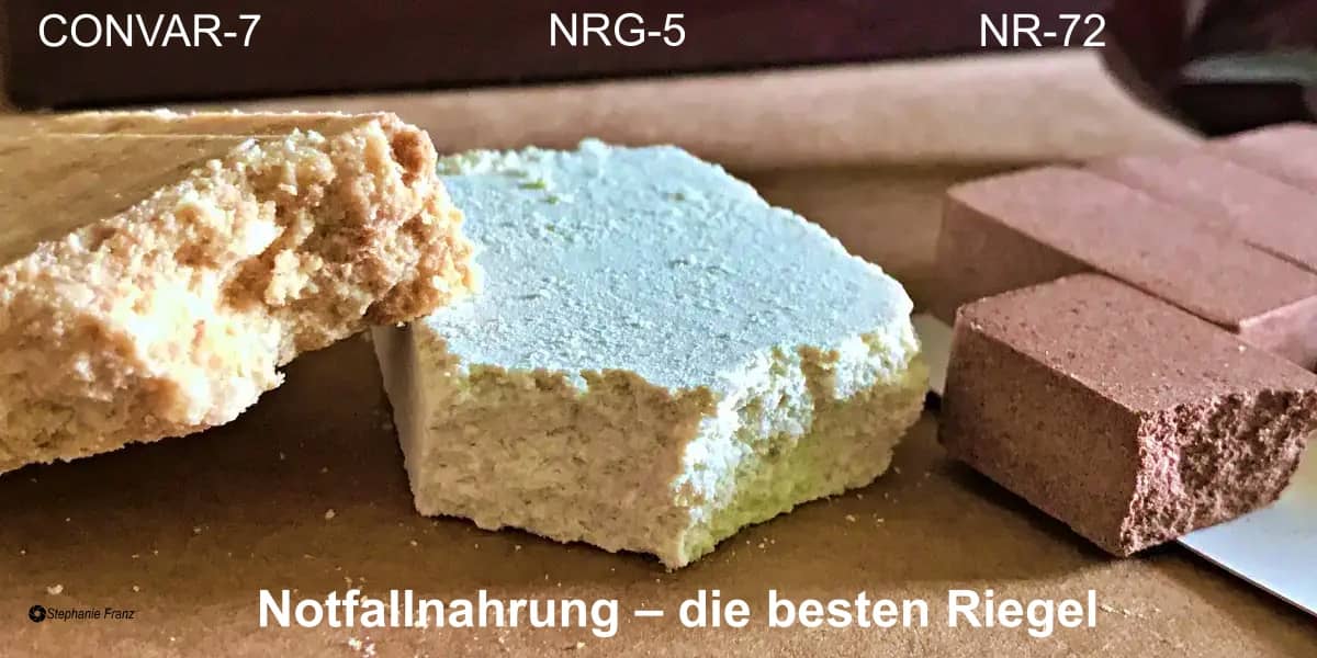 Notfallnahrung – die besten Riegel im Vergleich
