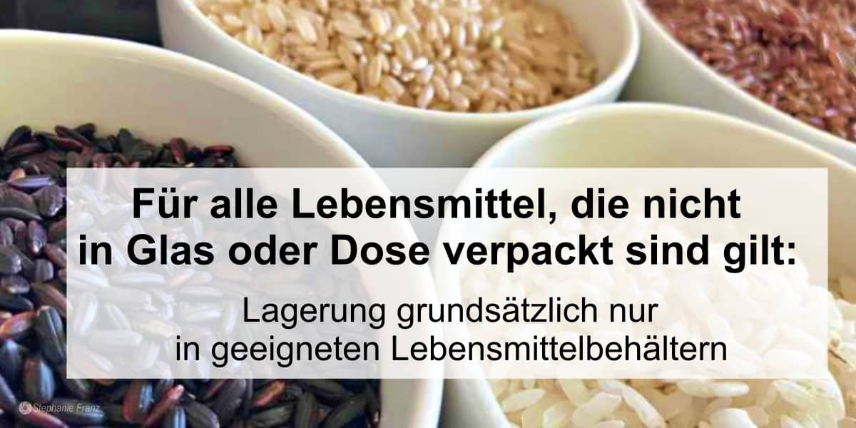 Schädlingsanfällige Lebensmittel Langzeitaufbewahrung – diese Nahrungsmittel müssen besonders geschützt werden
